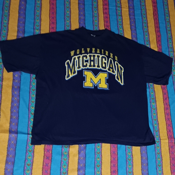 90s Michigan Wolverines Logo Shirt Vintage U of M Tee - Picture 2 of 5